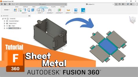 fusion sheet metal tutorial|fusion 360 sheet metal hem.